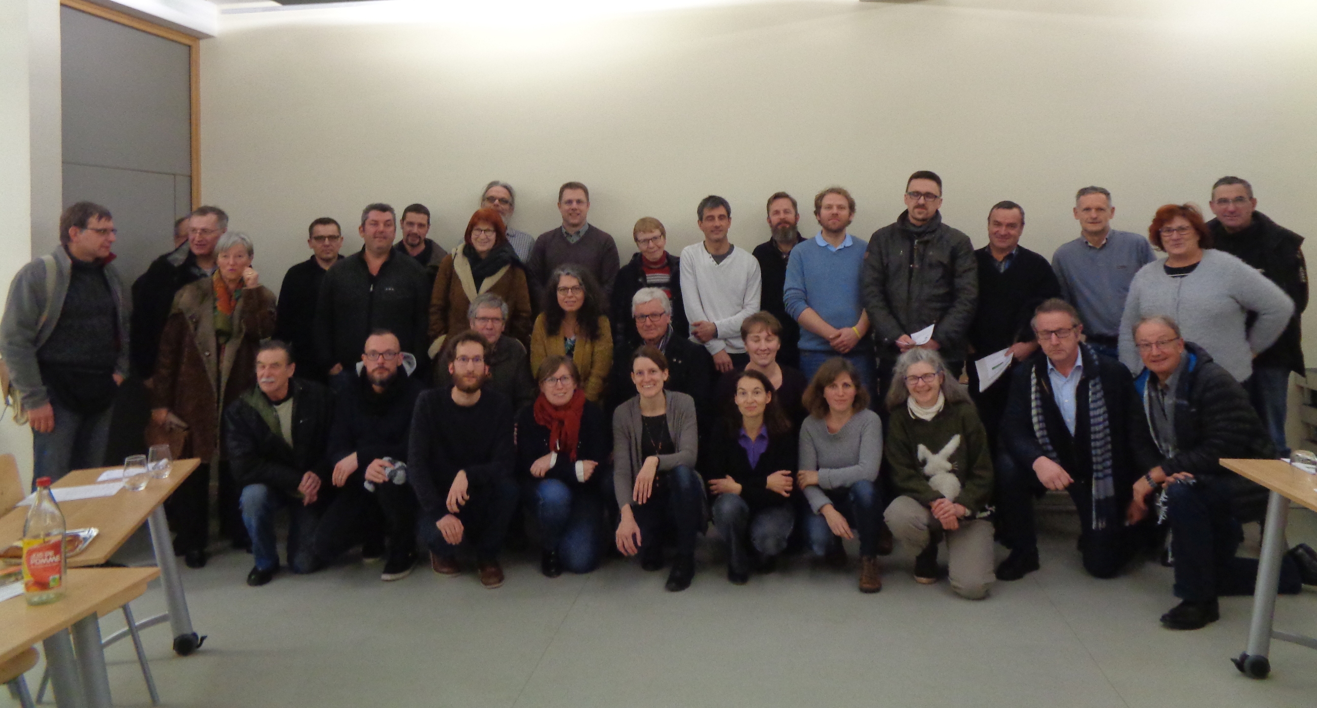 Quelques membres du Collectif Agir pour la Transition Énergétique en Nord Alsace